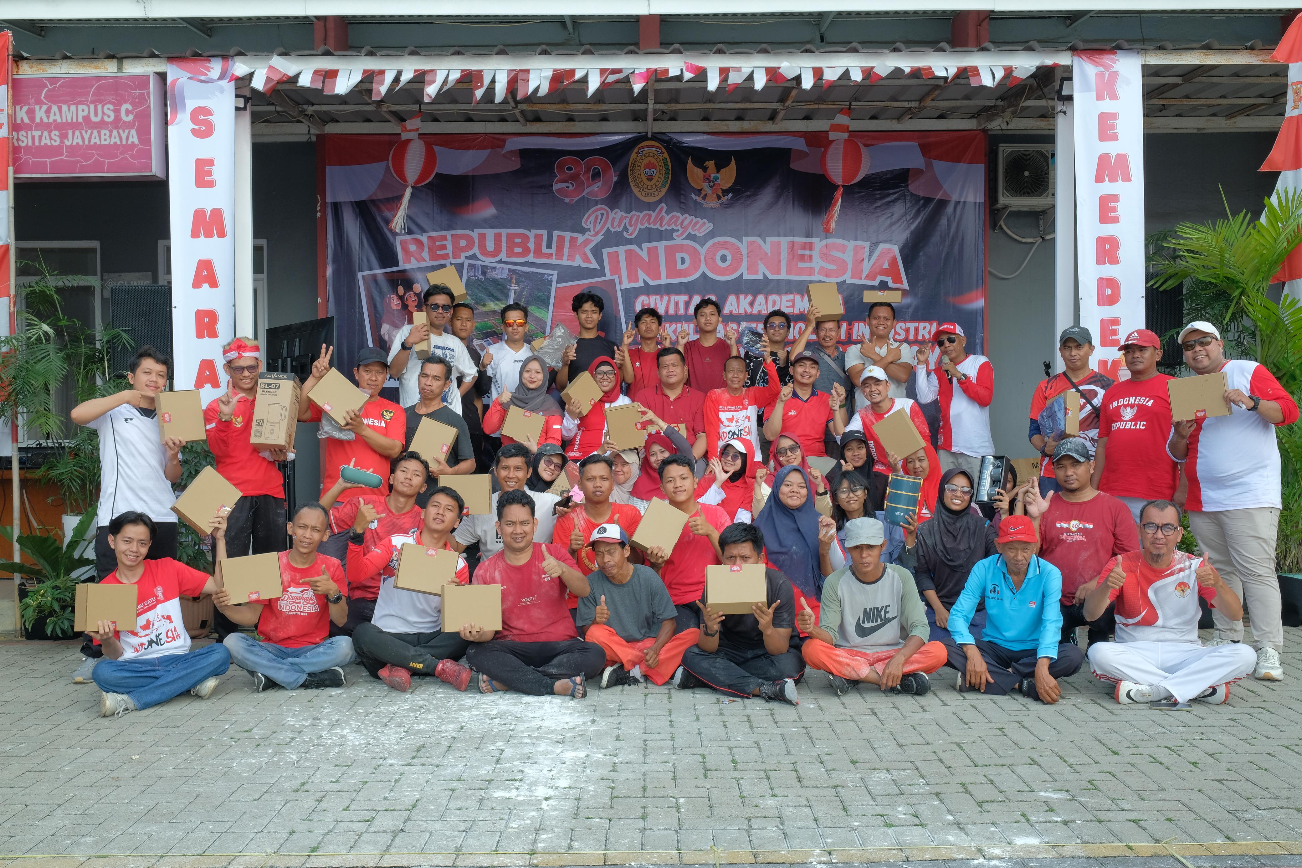 Perayaan HUT RI ke-80 di FTI Jayabaya